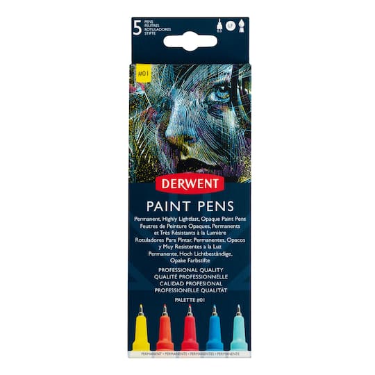 Derwent&#xAE; Paint Pen Palette Set #01